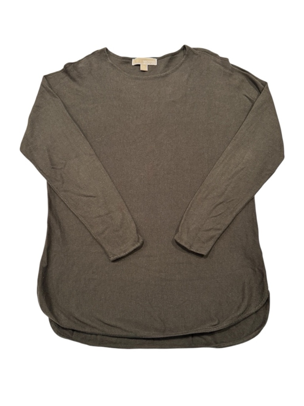 Michael Kors - Lightweight Crewneck Top Olive Green - Size M